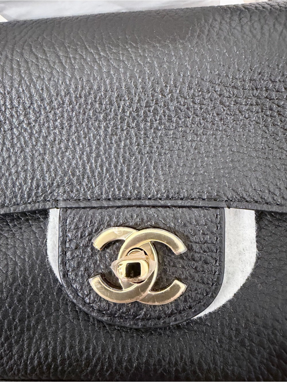 Chanel new 26B black flap mini souplissimo bag - Picture 15 of 16